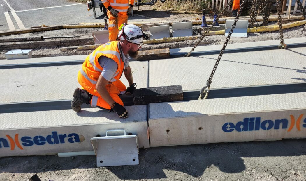 edilon)(sedra Level Crossings system 350 (Iron Action Bristol)