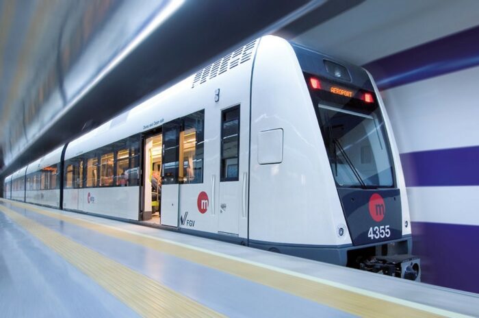 edilon)(sedra Corkelast Embedded Rail System (ERS) in a metro in Valencia